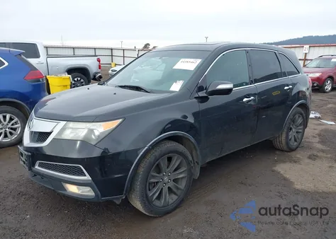 2012 Acura Mdx Advance Package из США, поврежденный, VIN 2HNYD2H85CH511274